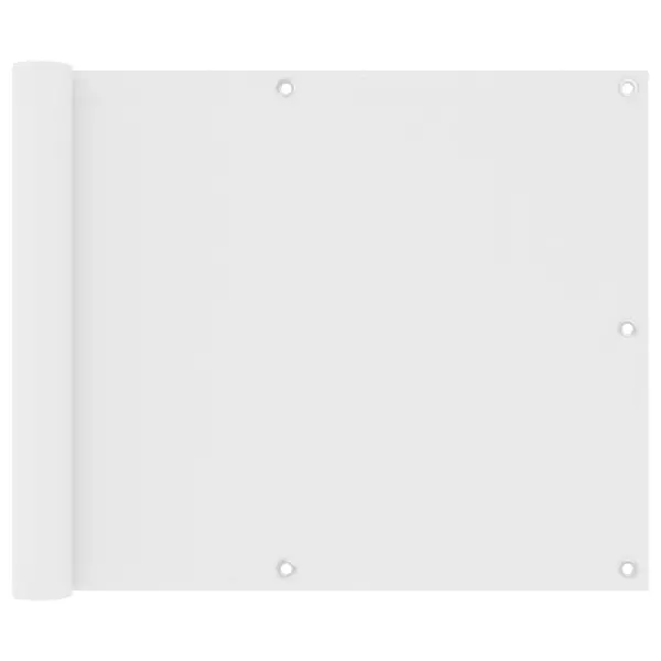 Gossi paravan de balcon, alb, 75 x 600 cm, tesatura oxford