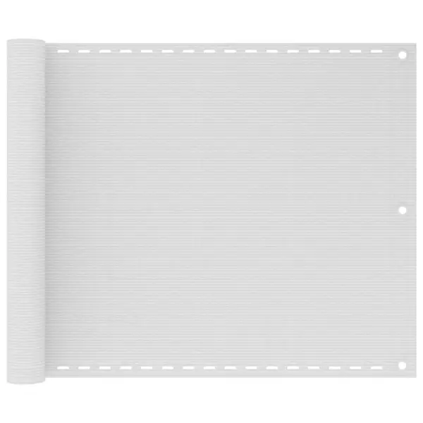 Gossi paravan de balcon, alb, 75x300 cm, hdpe