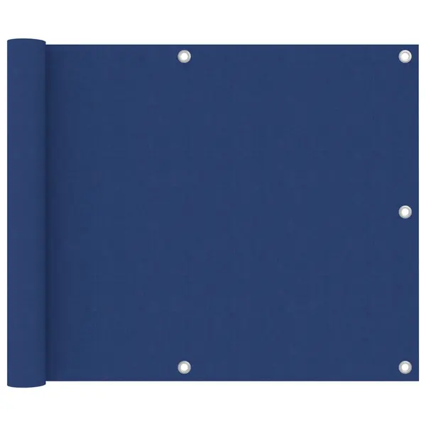 Gossi paravan de balcon, albastru, 75 x 600 cm, tesatura oxford