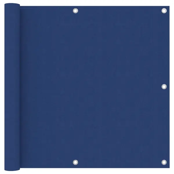 Gossi paravan de balcon, albastru, 90 x 600 cm, tesatura oxford