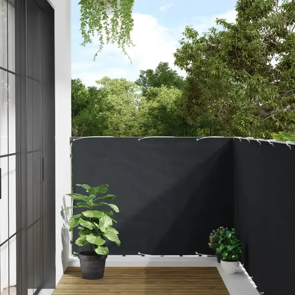 Gossi paravan de balcon, antracit, 300x120 cm, pvc