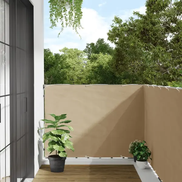Gossi paravan de balcon, bej, 120x300 cm, tesatura oxford