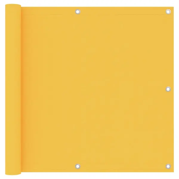 Gossi paravan de balcon, galben, 90 x 500 cm, tesatura oxford