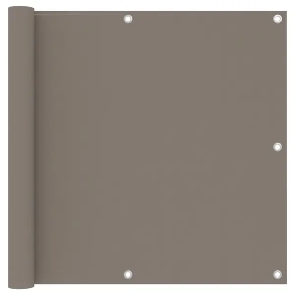 Gossi paravan de balcon, gri taupe, 90x300 cm, tesatura oxford