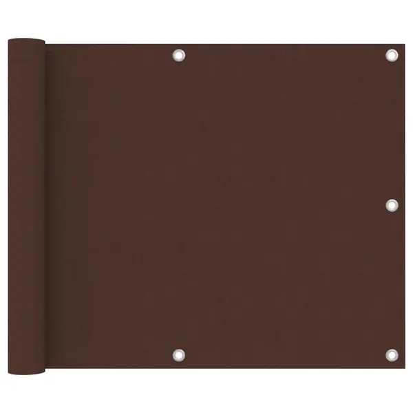 Gossi paravan de balcon, maro, 75 x 500 cm, tesatura oxford