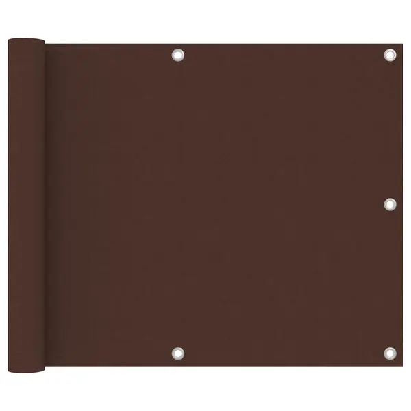 Gossi paravan de balcon, maro, 75 x 600 cm, tesatura oxford