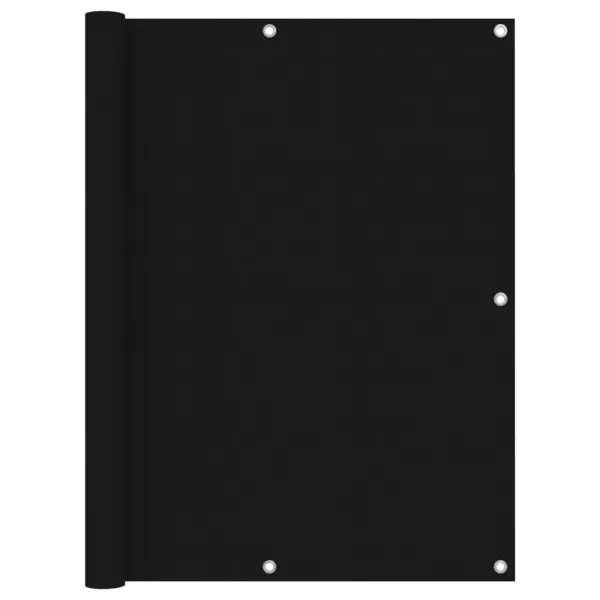 Gossi paravan de balcon, negru, 120x400 cm, tesatura oxford