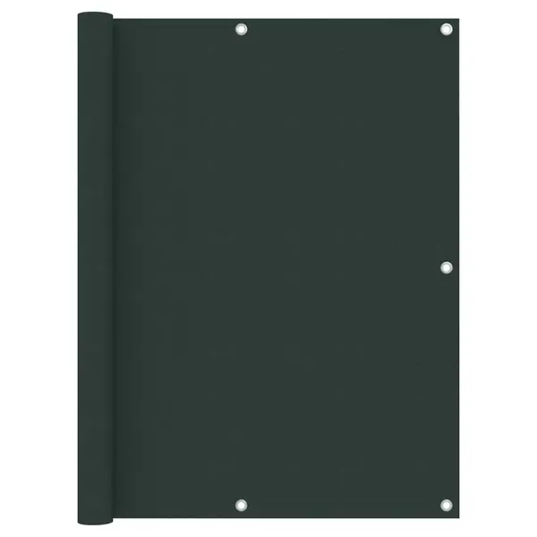Gossi paravan de balcon, verde inchis, 120x500 cm, tesatura oxford
