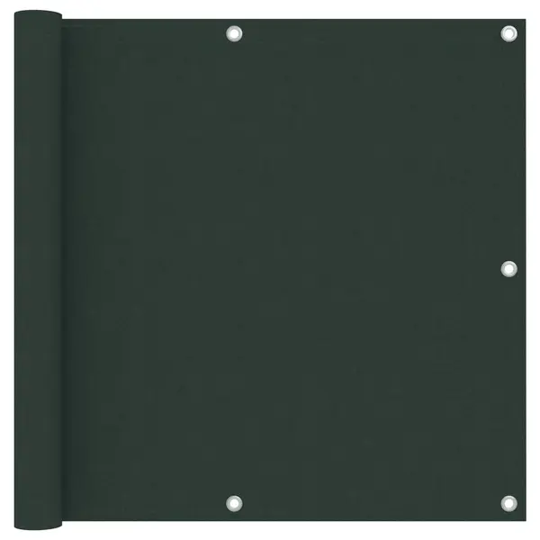Gossi paravan de balcon, verde inchis, 90x400 cm, tesatura oxford