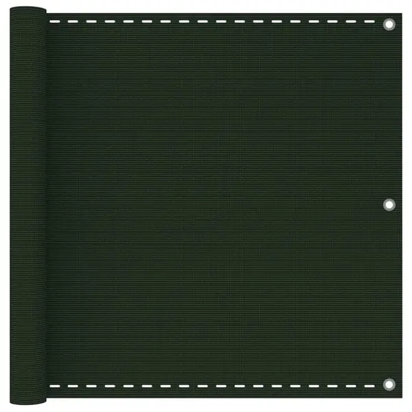 Gossi paravan de balcon, verde inchis, 90x500 cm, hdpe