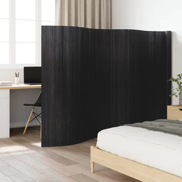 Gossi paravan de camera, gri, 165x600 cm , bambus