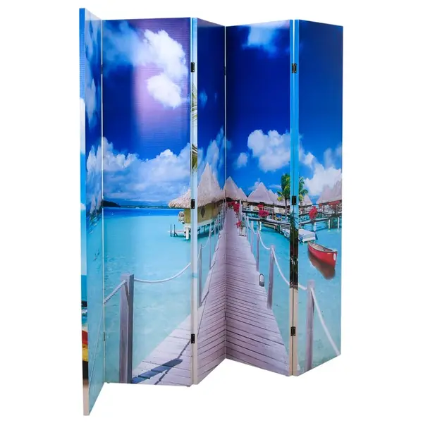 Gossi paravan de camera pliabil, 200 x 170 cm, plaja