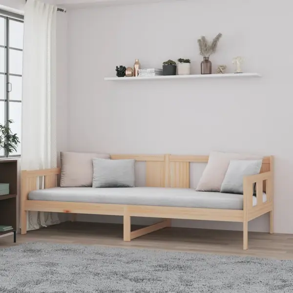 Gossi pat de zi, 90x200 cm, lemn masiv de pin