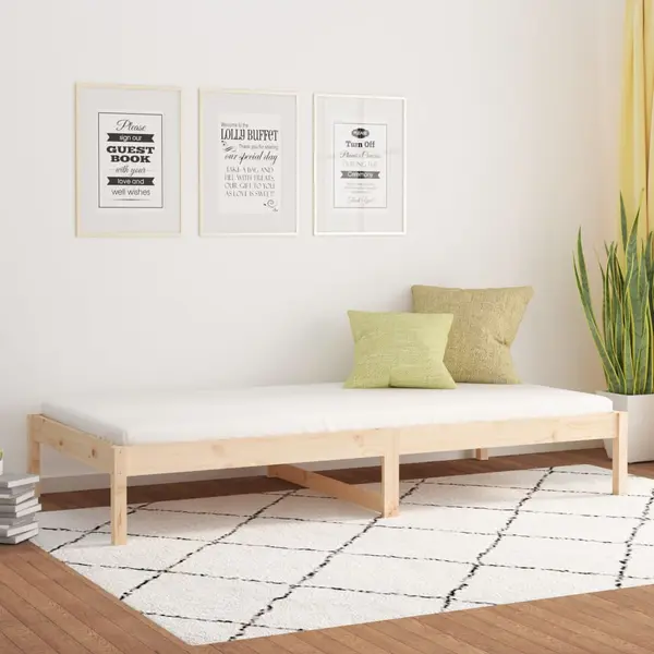 Gossi pat de zi single, 90x190 cm, lemn masiv de pin