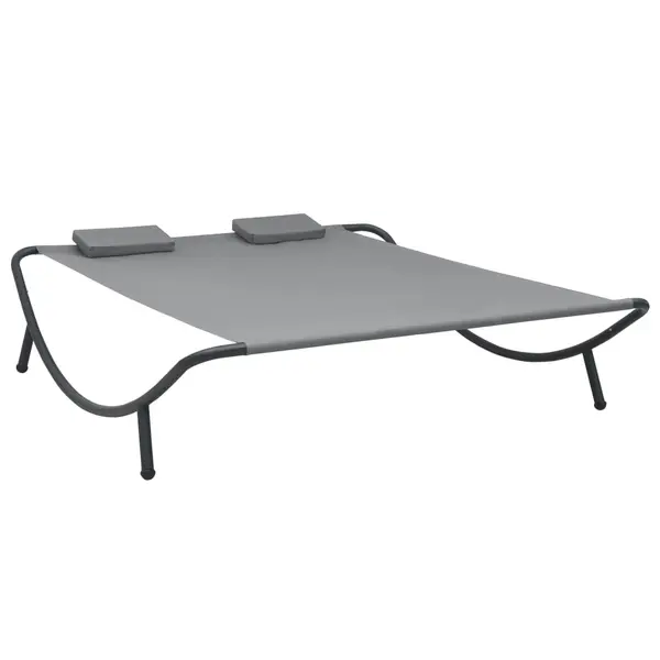 Gossi pat dublu de exterior, antracit, material textil