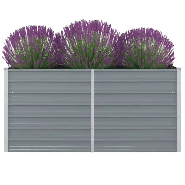 Gossi pat inalt straturi, 160x80x77, otel galvanizat, gri