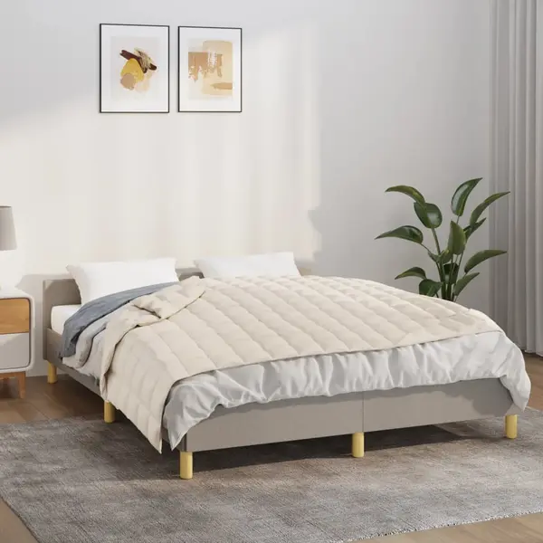 Gossi patura cu greutati, crem deschis, 138x200 cm, 6 kg, textil