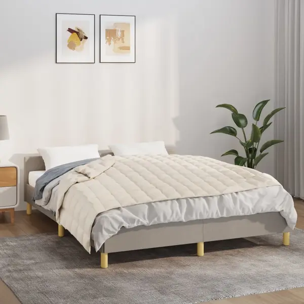 Gossi patura grea, crem deschis, 122x183 cm, 5 kg, textil