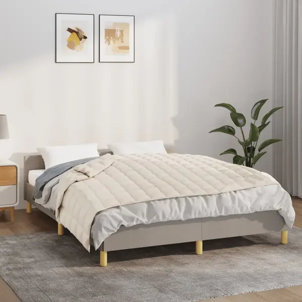 Gossi patura grea, crem deschis, 122x183 cm, 9 kg, material textil