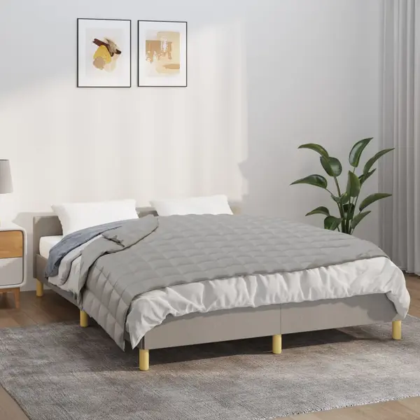 Gossi patura grea, gri, 135x200 cm, 6 kg, material textil