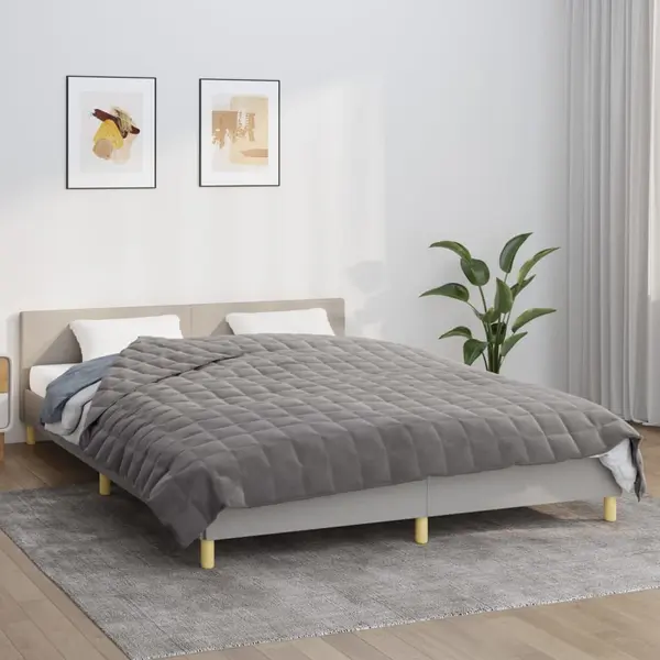 Gossi patura grea, gri, 200x230 cm, 9 kg, material textil