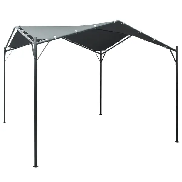 Gossi pavilion cort foisor copertina, antracit, 3 x 3 m, otel
