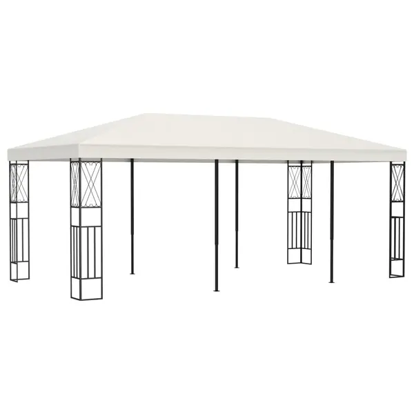 Gossi pavilion, crem, 3 x 6 m, material textil