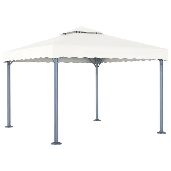 Gossi pavilion, crem, 300 x 300 cm, aluminiu