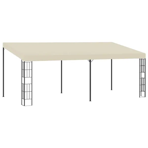 Gossi pavilion de perete, crem, 3 x 6 m, material textil
