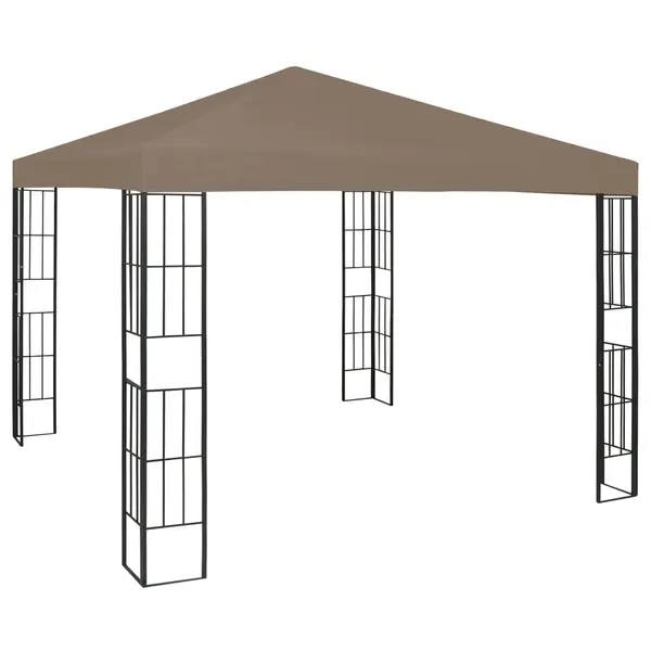 Gossi pavilion, gri taupe, 3 x 3 m