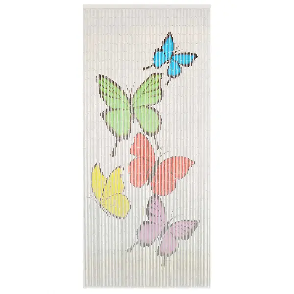 Gossi perdea de usa pentru insecte, 90 x 200 cm, bambus