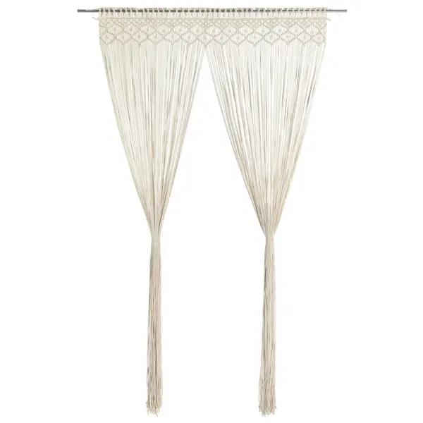 Gossi perdea macrame, 140 x 240 cm, bumbac