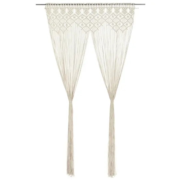 Gossi perdea macrame, 140 x 240 cm, bumbac
