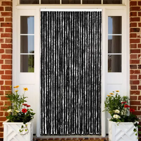 Gossi perdea pentru insecte, antracit, 118 x 220 cm, chenille
