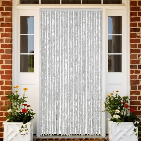 Gossi perdea pentru insecte, gri, 100x220 cm, chenille