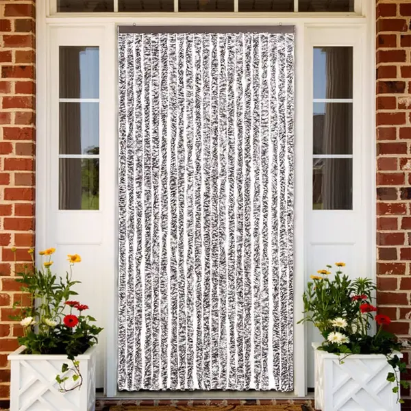 Gossi perdea pentru insecte, maro si bej, 90x220 cm, chenille