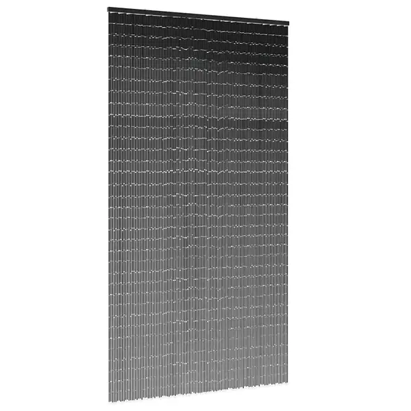 Gossi perdele usa cu insecte gri inchis 120x220 cm bambus