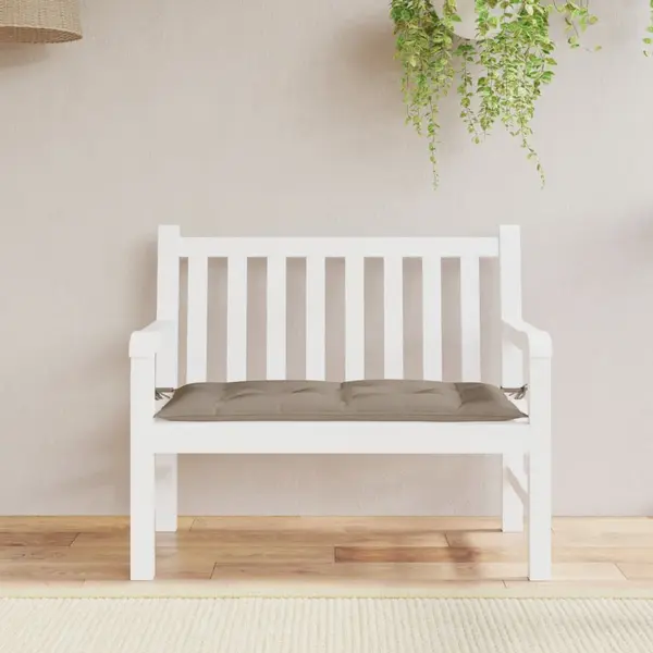 Gossi perna banca de gradina, gri taupe, 110x50x7 cm, material oxford
