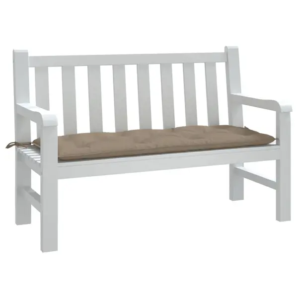 Gossi perna banca de gradina, gri taupe, 120x50x7 cm, material oxford