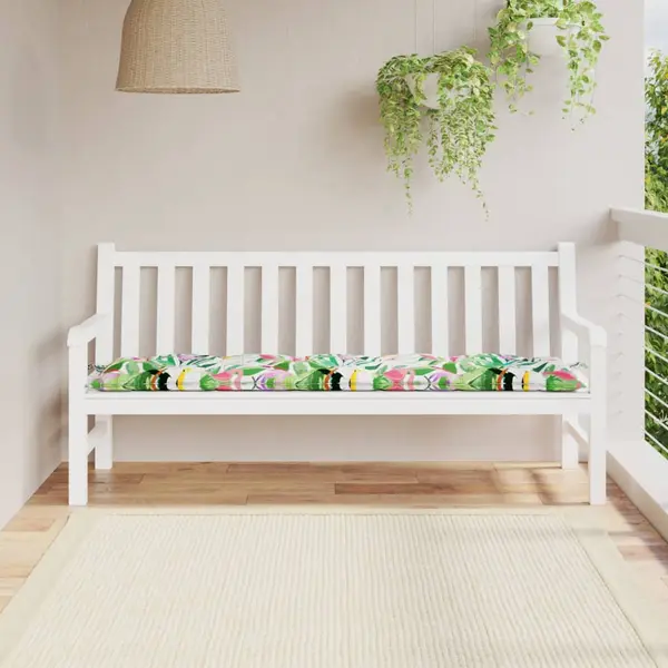Gossi perna banca de gradina multicolor, 180x50x7 cm, material oxford