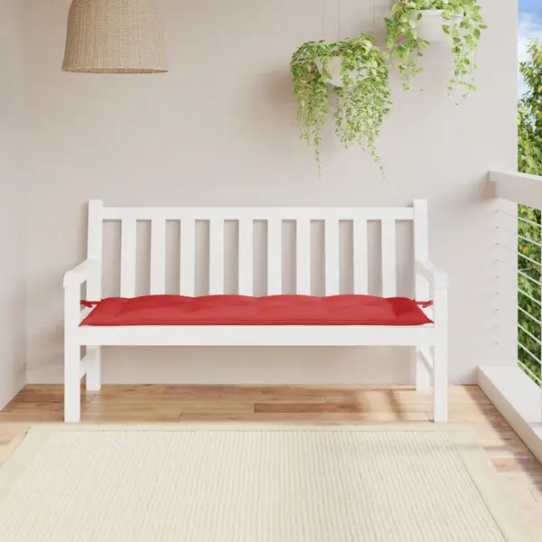 Gossi perna banca de gradina, rosu, 150x50x7 cm, material oxford