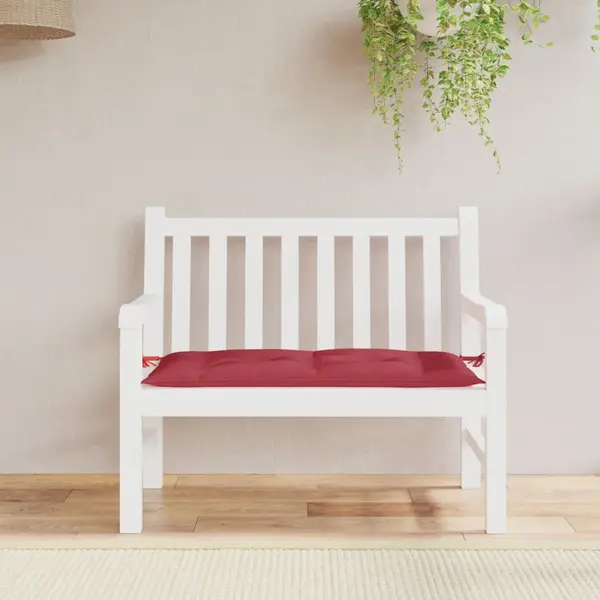 Gossi perna banca de gradina, rosu vin, 110x50x7 cm, material oxford