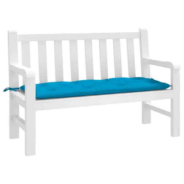 Gossi perna de banca, albastru deschis, 120x50x7 cm, material oxford