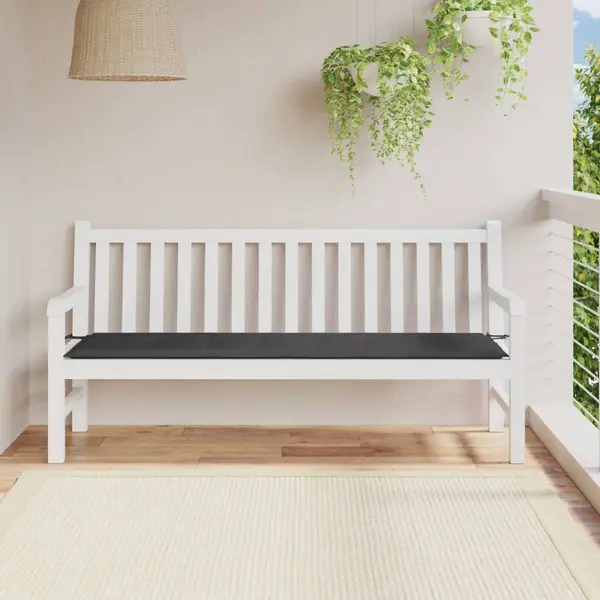 Gossi perna de banca de gradina antracit 180x50x3 cm textil oxford