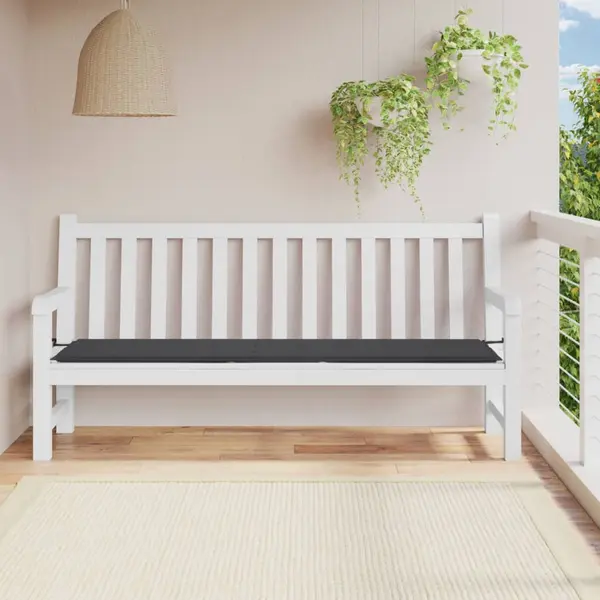 Gossi perna de banca de gradina antracit 200x50x3 cm textil oxford