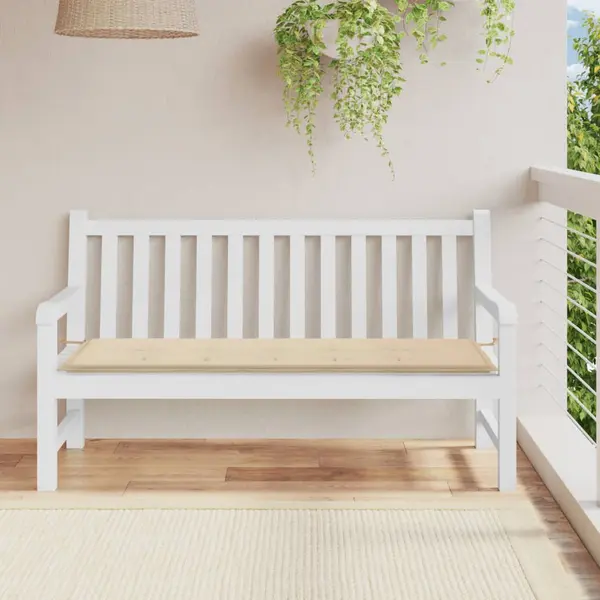 Gossi perna de banca de gradina, bej, 150x50x3 cm, textil oxford