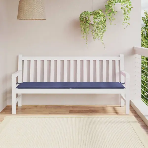 Gossi perna de banca de gradina bleumarin, 180x50x3 cm, textil oxford