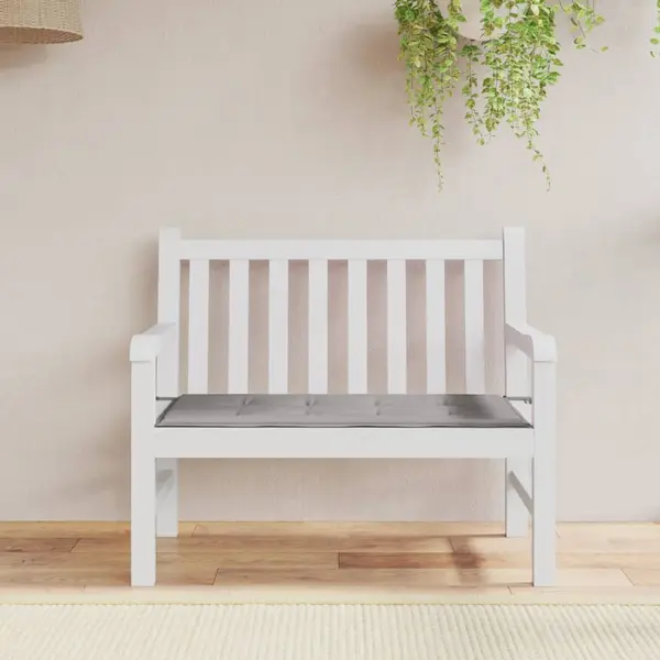 Gossi perna de banca de gradina, gri, 120x50x3 cm, textil oxford