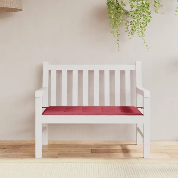 Gossi perna de banca de gradina, rosu, 100x50x3 cm, textil oxford