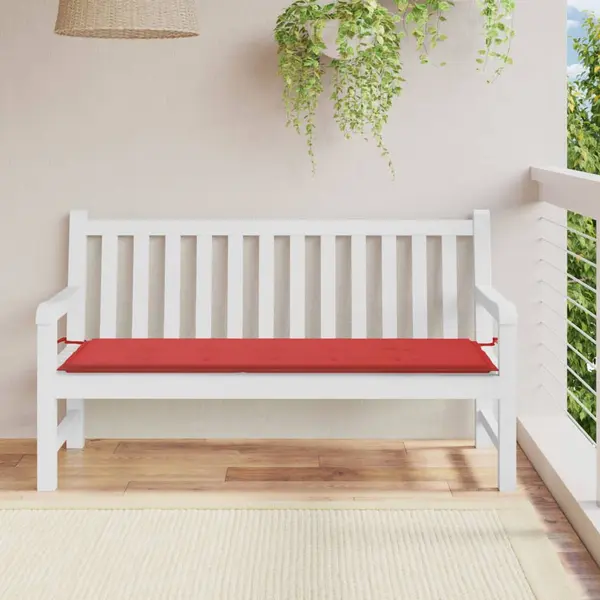 Gossi perna de banca de gradina, rosu, 150x50x3 cm, textil oxford